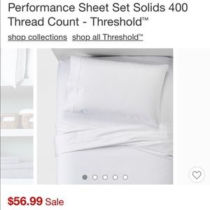 Brand new king luxury sheets and throw pillow